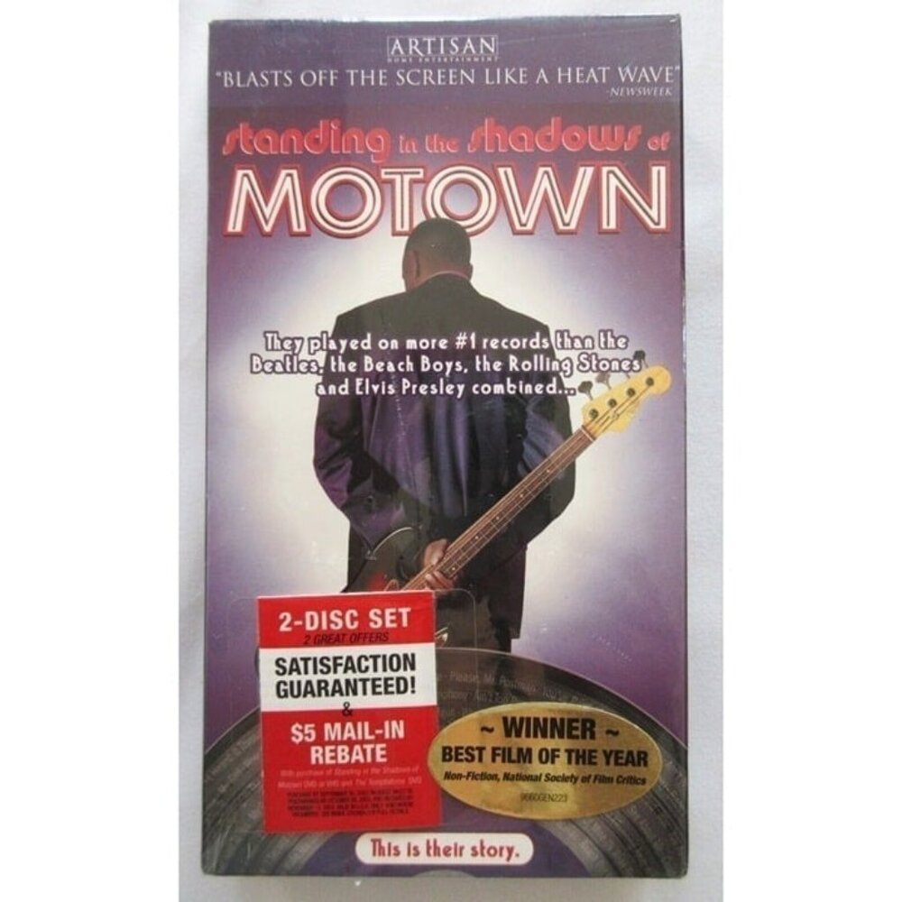 Standing In The Shadows Of Motown (VHS, 2002) Brand New Factory Sealed
